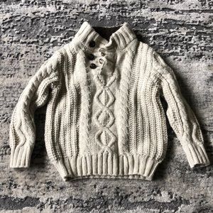 EUC boys Gap cable knit sweater